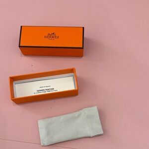 Hermes Vibrant Orange Lipstick Box and dust bag